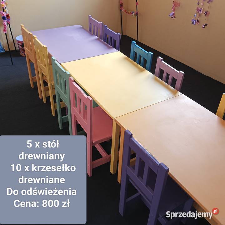 Stoliki krzesełka kujawsko-pomorskie