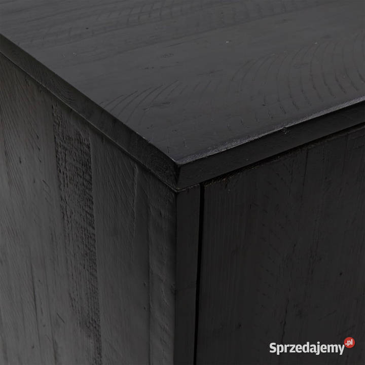 Szafka czarna 75x35x70 lite drewno sosnowe mazowieckie Warszawa