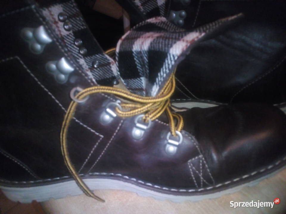 Buty męskie skórzane Clarks 46 47 G Clarks Zebrzydowa