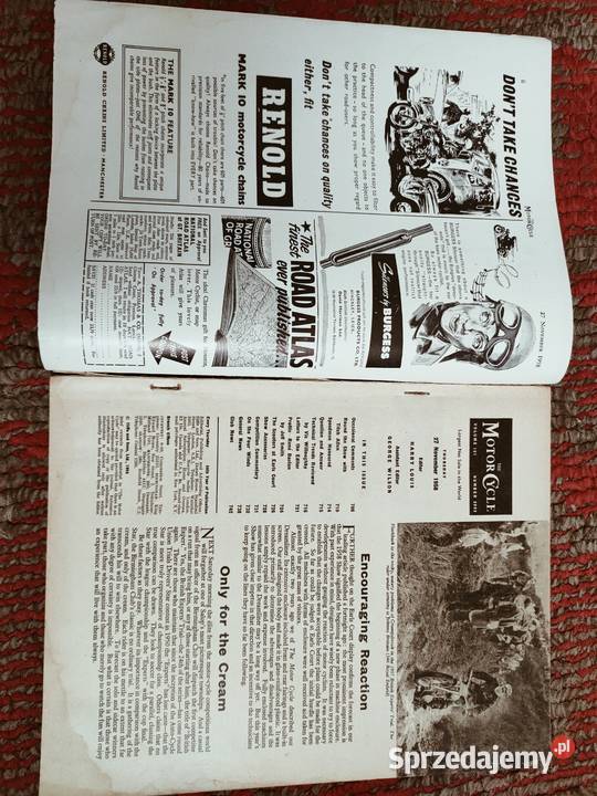 The motorcycle Czasopismo motocyklowe z 1958 miękka Biała Podlaska