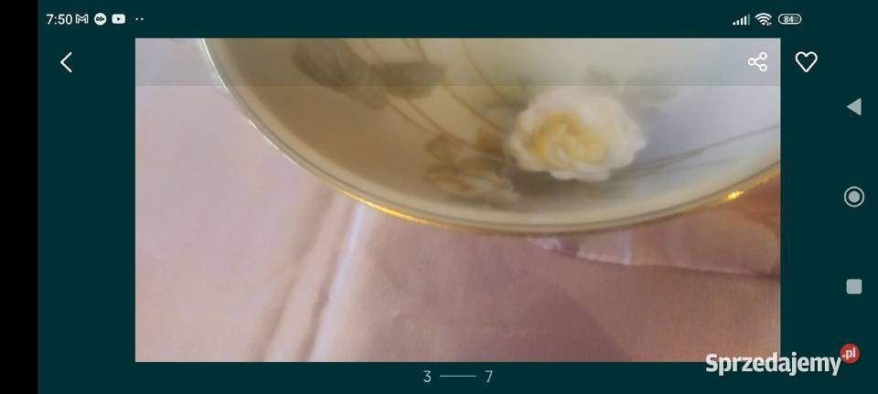 Misa w róże porcelana Suhl RS Prussia p XX wieku Wrocław