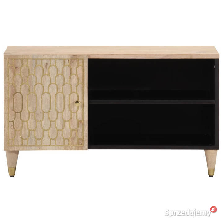 Szafka pod telewizor 80x31x46 lite drewno mango
