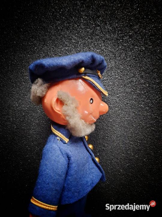 Vintage lalka marynarz kapitan PRL Ddr Nrd Nowy Sącz