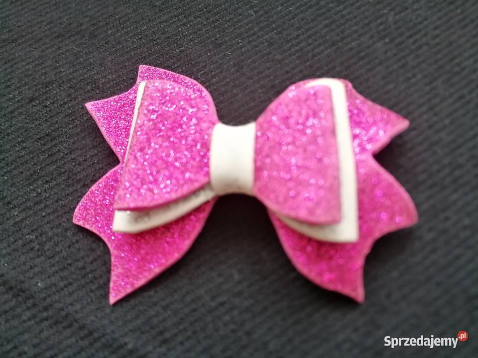 Zapinka do włosów różowa kokardaSpinka Łódź sprzedam
