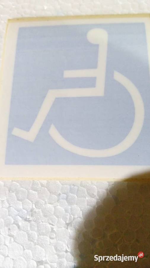 naklejka o niepełnosprawności na szybe dolnośląskie