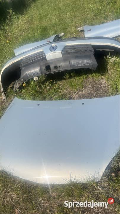 Kompletny przod renault clio 2 lift srebrny Margonin