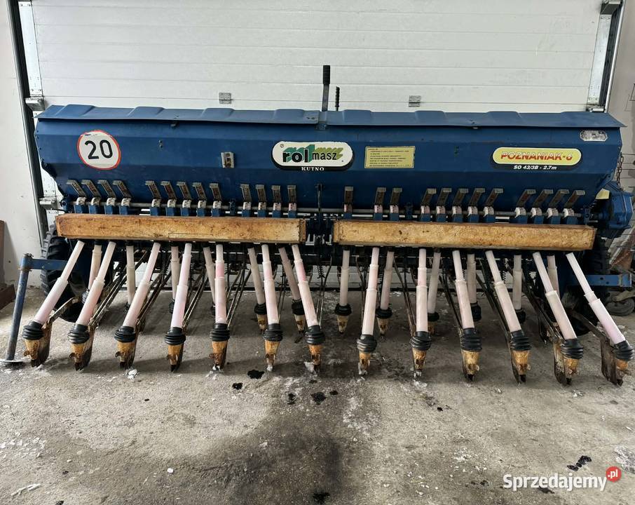 Siewnik do zboża Poznaniak 27m nieuszkodzony Radzyń Podlaski