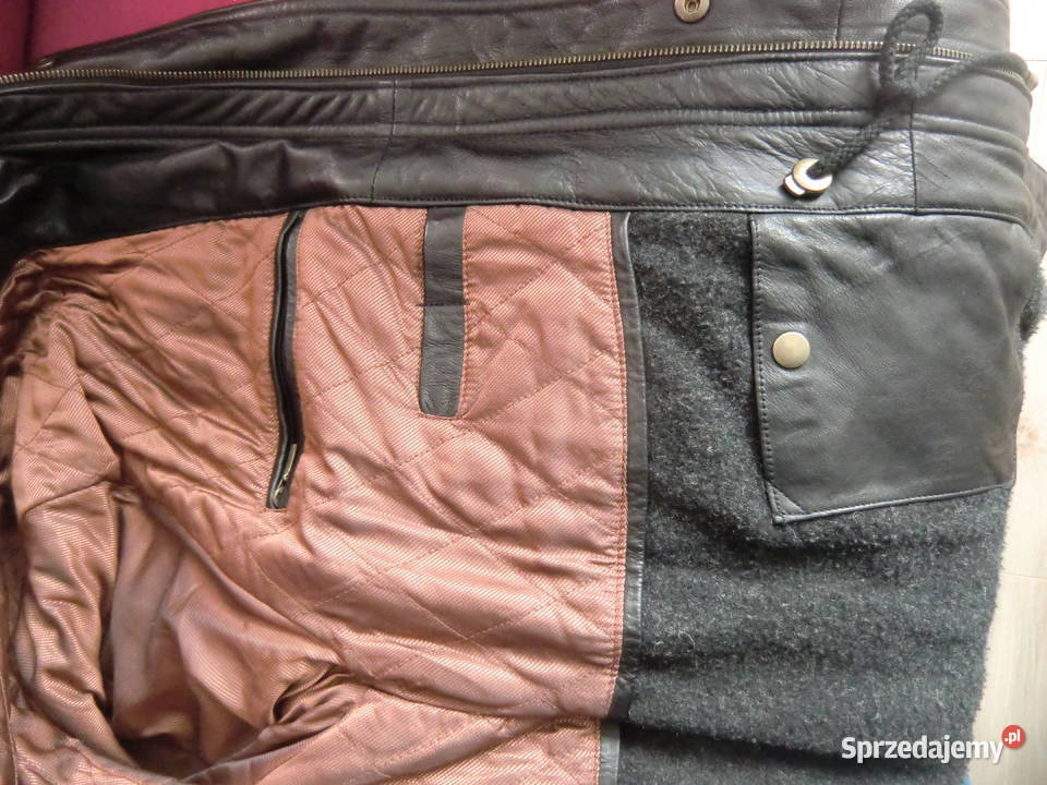 Kurtka skorzanaocieplana Kraków sprzedam