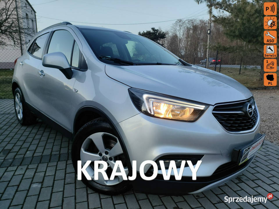 Opel Mokka X 14 benzyna 2016r I właściciel aluminiowe felgi Chełm Śląski