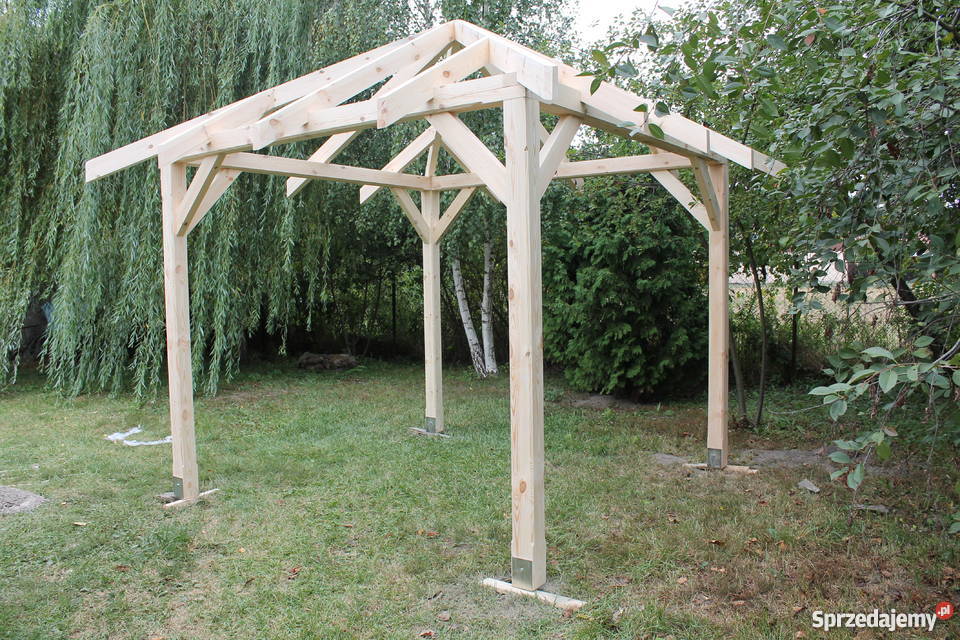 Altana KONSTRUKCJA ALTANY 34x34m Altanka Pergola