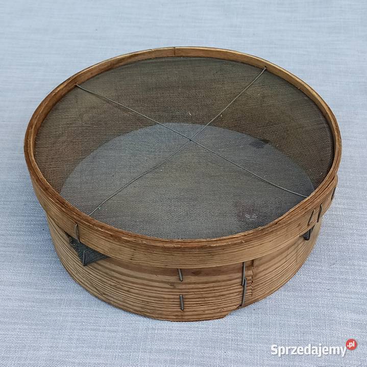 Stare drewniane sito do mąki Pozostałe Wrocław