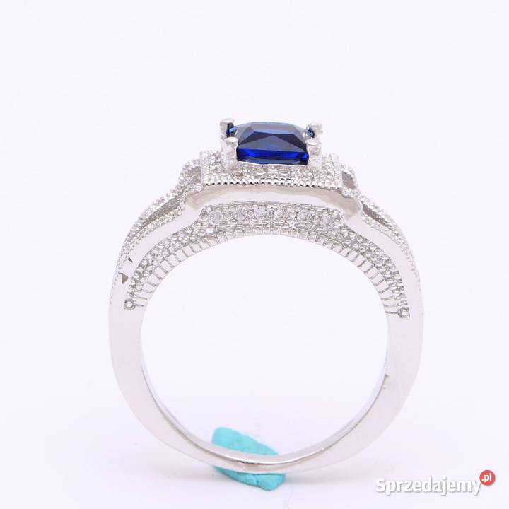 Nowy pierscionek srebrny kolor posrebrzany Szczecin sprzedam