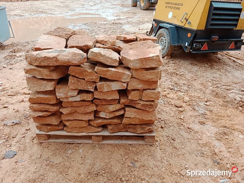 płaski kamień na ogród skalniak grilla murki do Radomsko