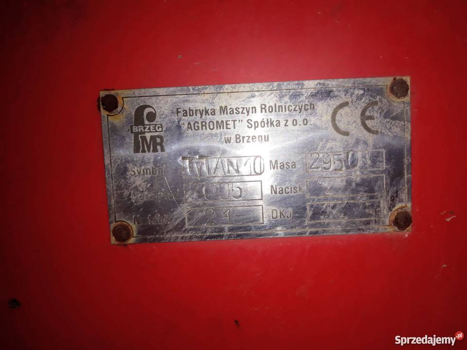 Rozrzutnik Obornika Unia Tytan 10 Zambrów