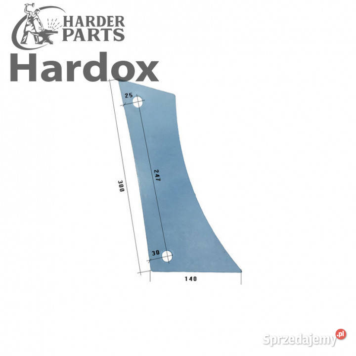 Pierś HARDOX 41584ZP części do pługa LANDSBERG Części zamienne Suwałki