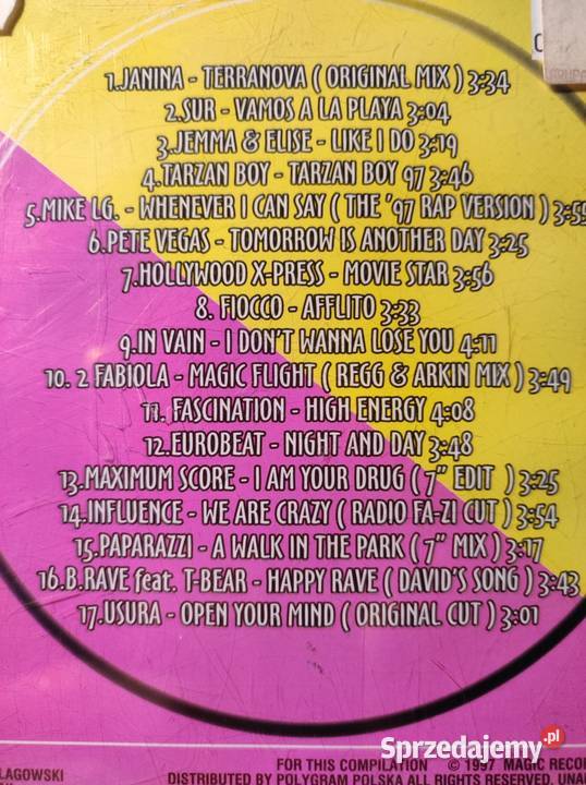 dance non stop 600 hits of 1997 kolekcjonerska świętokrzyskie Kielce