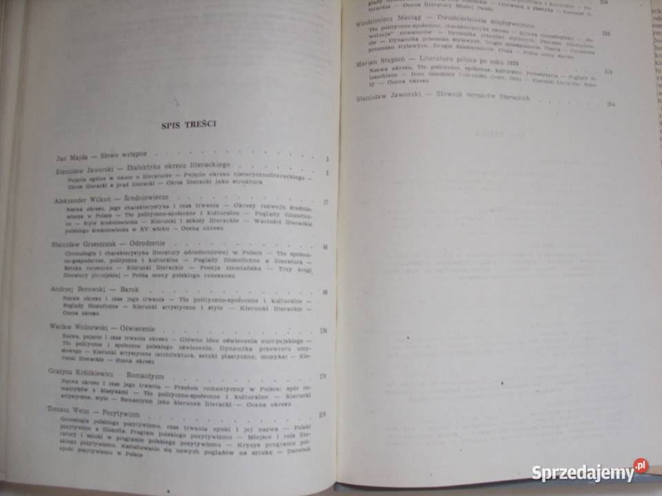 Okresy literackie Praca zbiorowa Łódź sprzedam