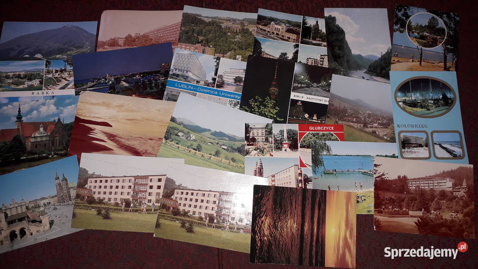 Pocztówki widokówki PRL 112 sztuk śląskie Katowice