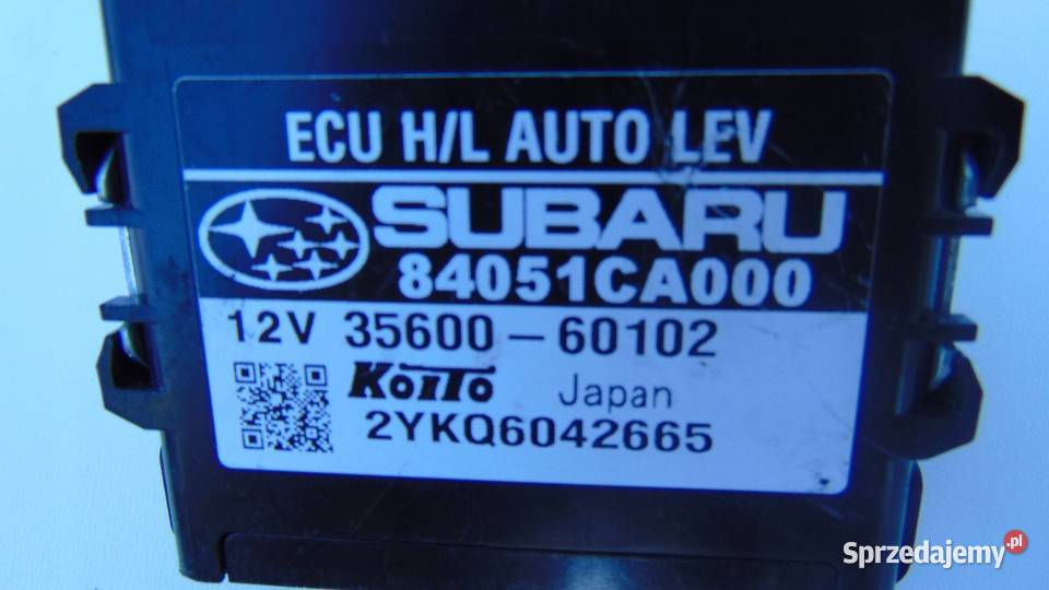 MODUŁ POZIOMOWANIA LAMP XENON TOYOTA GT86 Oświetlenie Nowy Tomyśl