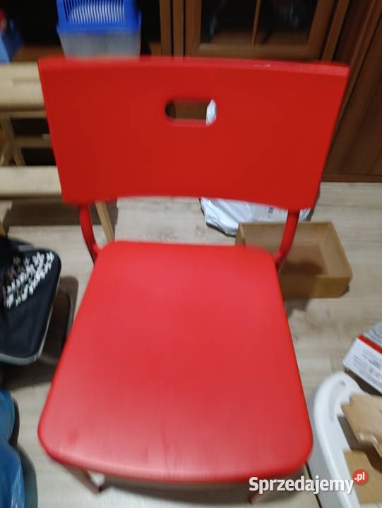 krzesło czerwone Poznań