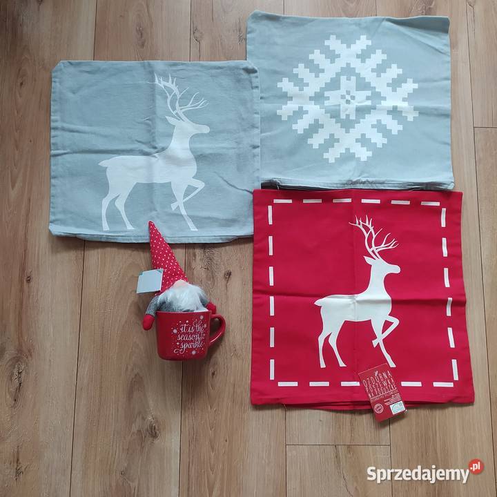 Poszewki świąteczne 40x40 na poduszkę Koszalin