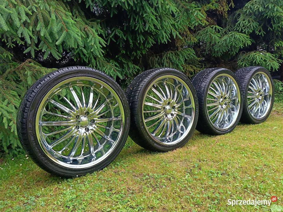 Alufelgi chromowane Akuza 22 R22 Belle 761 5x127 Samochodowe Domaradz