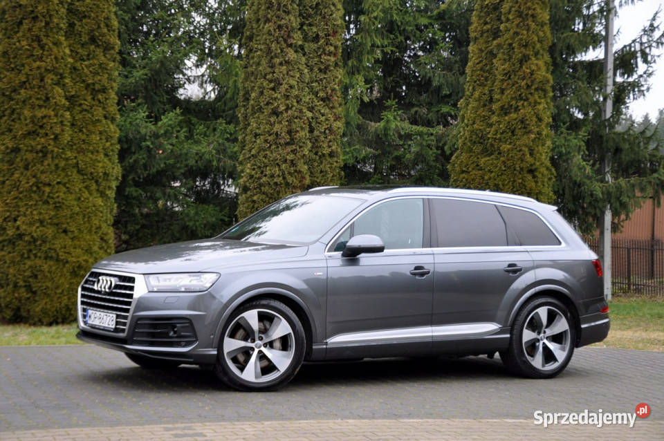 Audi Q7 30TDI272SlineFull łopatki zmiany biegów Ostrów Mazowiecka
