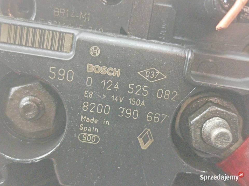 ALTERNATOR 0124525082 8200390667 20 16V Renault