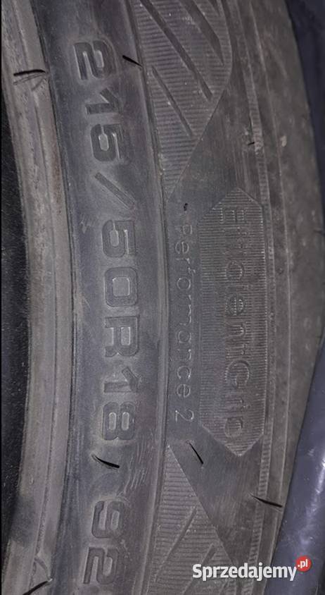 Sprzedam 4 opony letnie GOODYEAR 215 50 R 18 92V