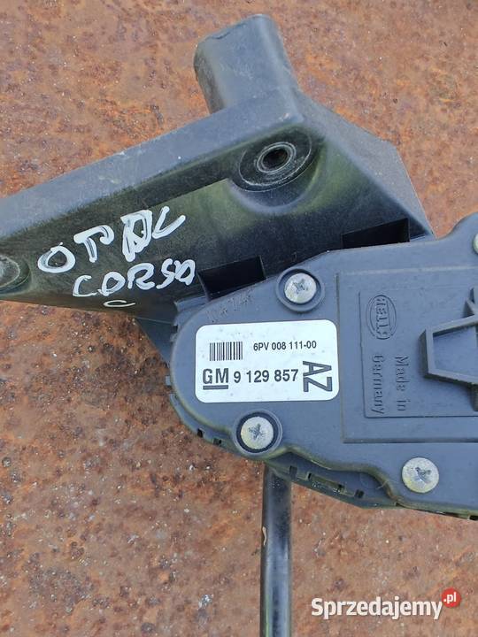 Potencjometr pedału gazu opel corsa c osobowe Puławy
