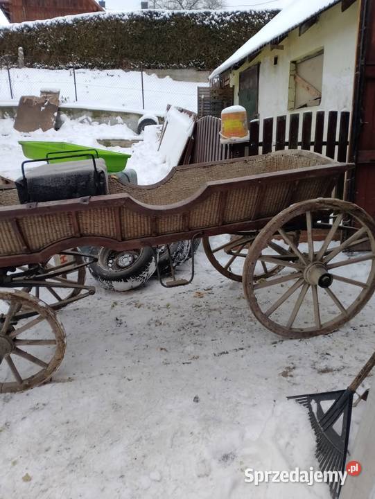 Wóz wasąg pleciony Rolnictwo Krzeszowice
