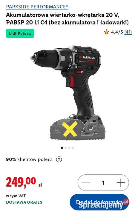 PARKSIDE PERFORMANCE Akumulatorowa Ełk