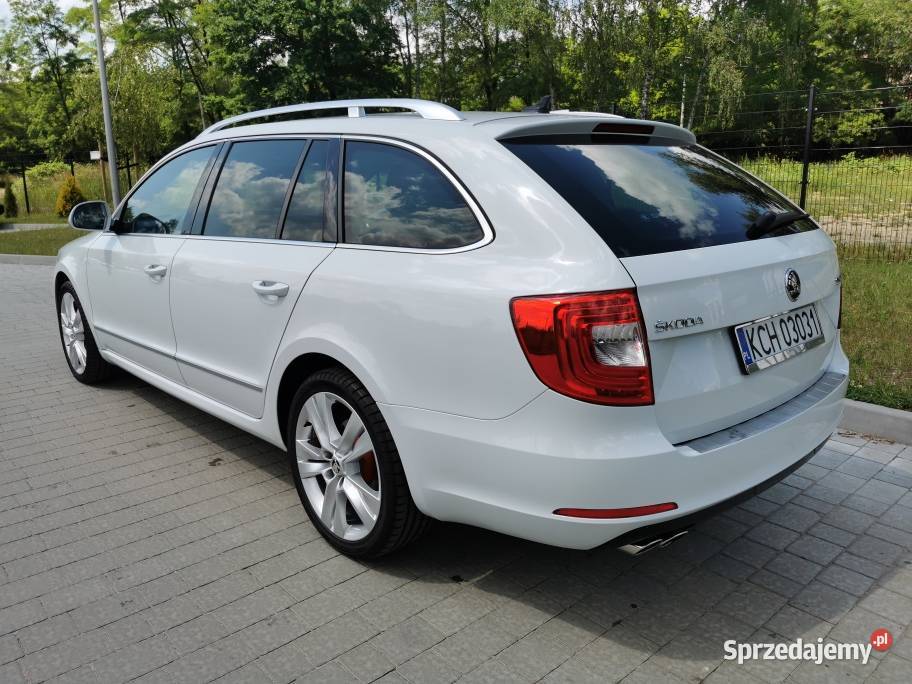 Skoda Superb II 20 tdi 170 2015r biała perła Chrzanów