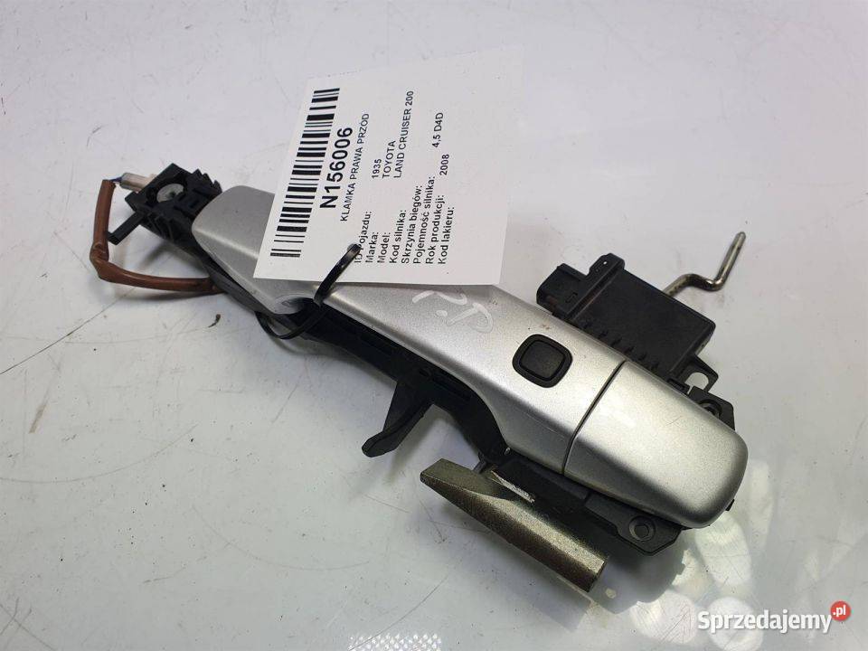 KLAMKA PRAWA PRZÓD TOYOTA LAND CRUISER 200 Pozostałe Motoryzacja kujawsko-pomorskie Lipno