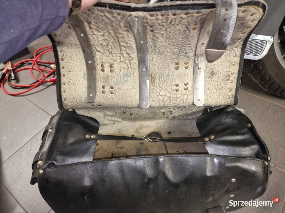 Kufer centralny skórzany motocyklowy dolnośląskie Wałbrzych