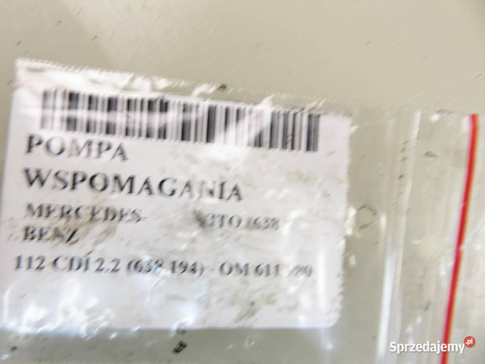 POMPA WSPOMAGANIA MERCEDES VITO 638 CDI 22
