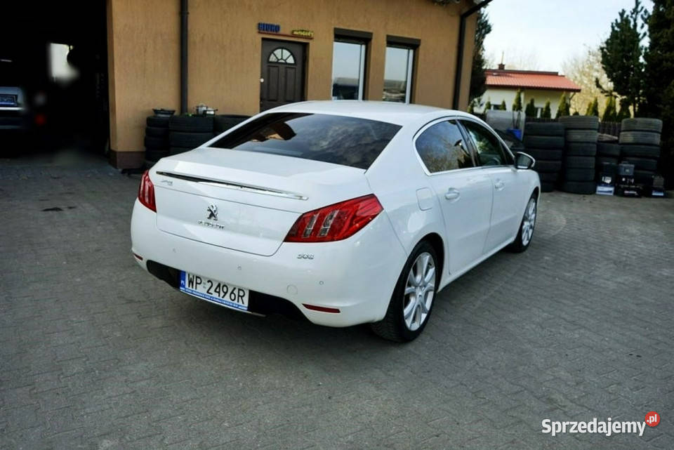 Peugeot 508 20HDI Xenony NAVI skóra 163 2011r I czujnik parkowania Płock