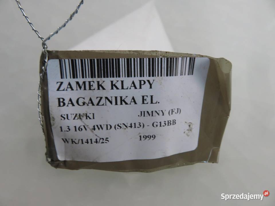 ZAMEK KLAPY SUZUKI JIMNY FJ