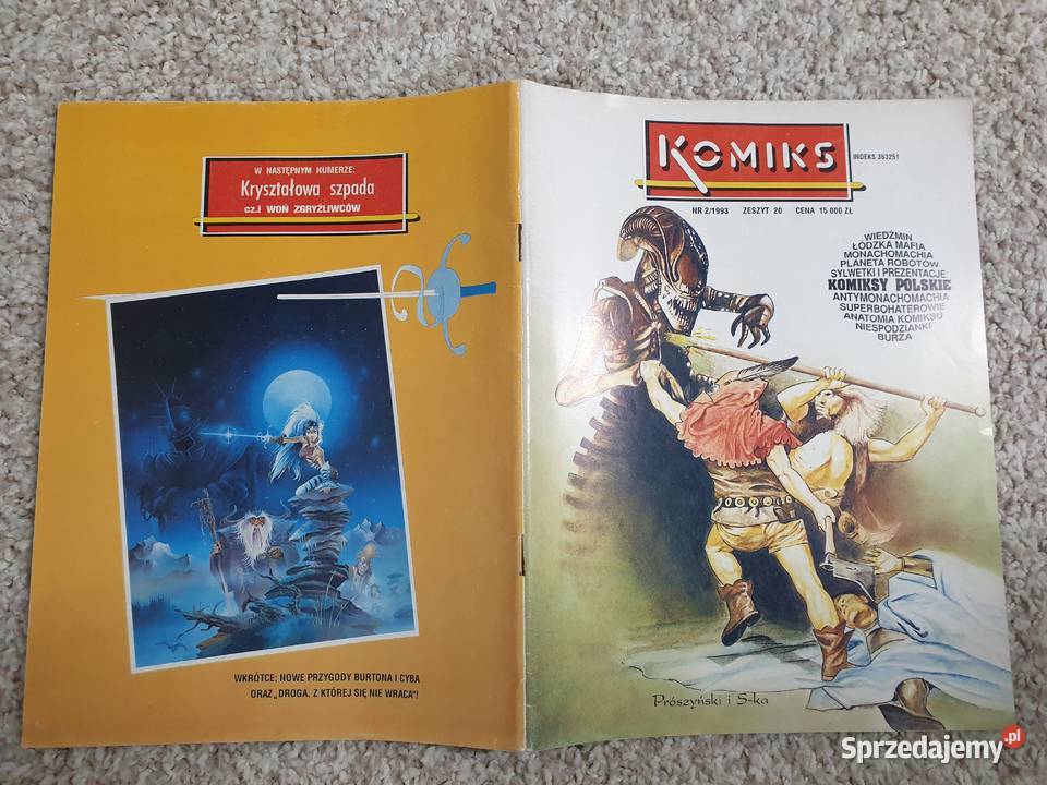 Komiks Fantastyka 21993 Wiedźmin i inne komiksy Polskie Gdynia sprzedam