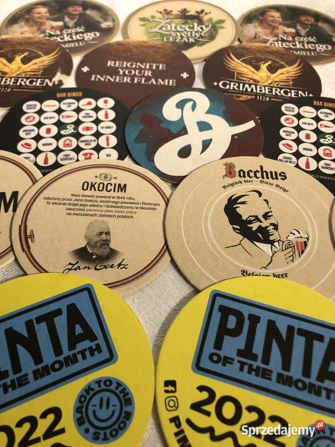 podkładek pod szklanki czy kufle do piwa Zegrze