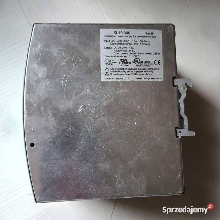 Zasilacz 24V 10A Puls Power Supply SL10 PLC Lubartów
