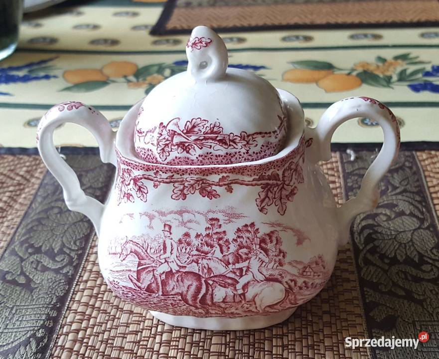 Porcelana angielska zestaw do herbaty 6ciu osób