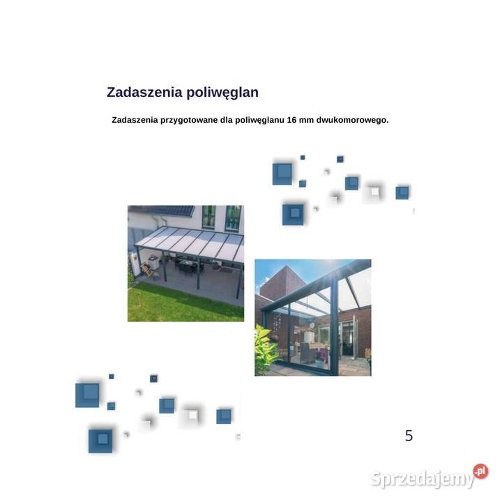 Zadaszenie Tarasu Pergole Aluminium Poliwęglan Pergole i trejaże