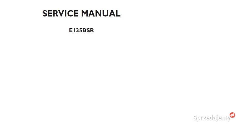 HOLLAND E135B e135BSR koparka instrukcja napraw Pozostałe świętokrzyskie Kielce