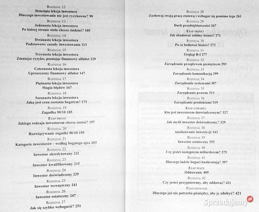 Inwestycyjny poradnik Bogatego Ojca Robert T lubelskie Chełm