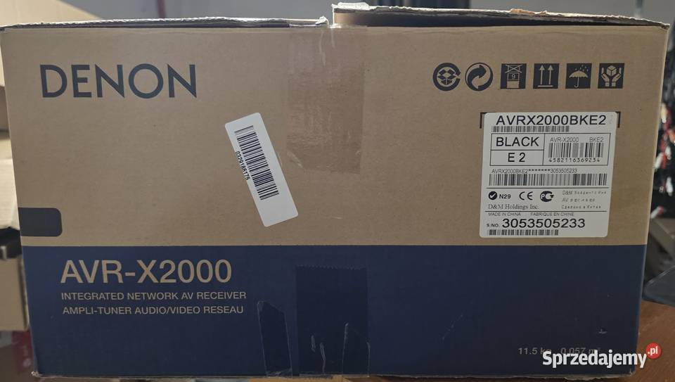 Denon AVRX2000 sieciowy amplituner 4K 3D