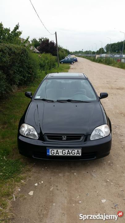Honda Civic Coupe EJ6 16 Czarna perła przedlift immobilizer Civic Gdynia