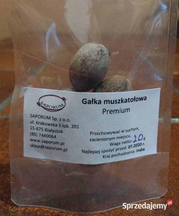 Gałka muszkatołowa premium przyprawy prosto z podlaskie Białystok