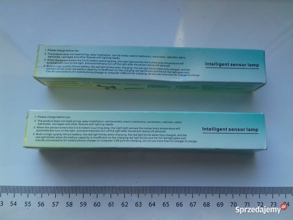 Lampka LED na czujnik ruchu i jasności 10 biały Bydgoszcz