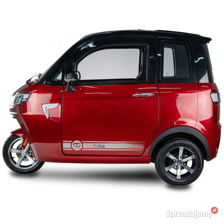 Zabudowany skuter elektryczny samochód bez